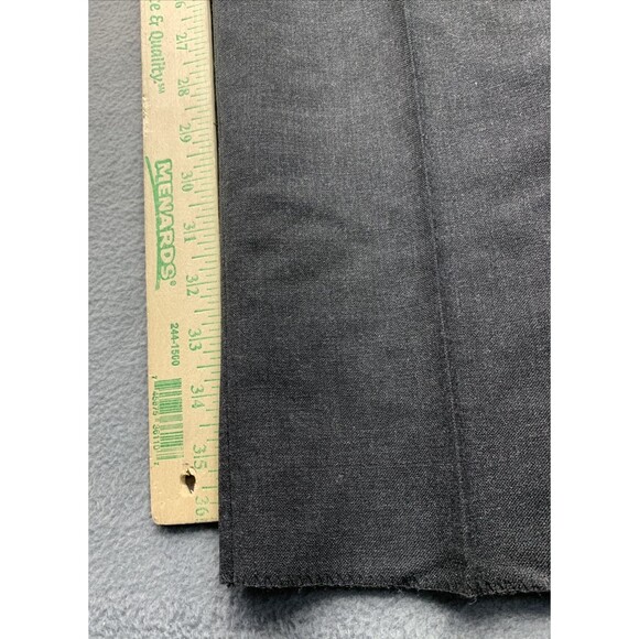 Eppe Amadeo Pants Mens 100% Worsted Wool Pleated Black Size 34 R X37 Business - Picture 6 of 15